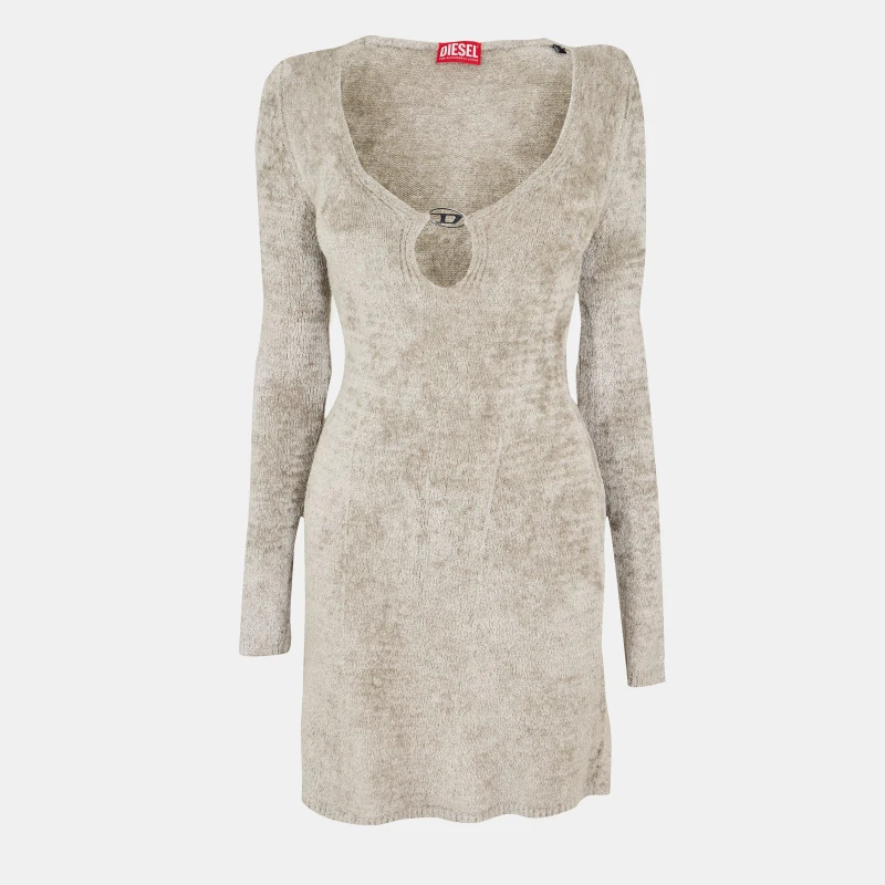 Image of Diesel Womens Coleen Figure-Hugging Bodycon Dress Pelican female 8