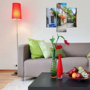 Image of 3MDF-077 Multicolor Decorative MDF Painting (3 Pieces)