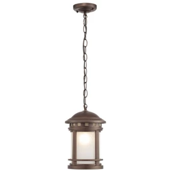 Image of Maytoni Outdoor - Salamanca Outdoor Salamanca Brown Pendant Lantern Ceiling Light IP44