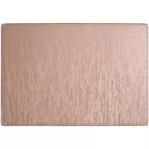 Image of Premier Housewares - Placemats And Coaster Rectangle Champagne Sets 4 Leather Table Mats And Coasters Set Contemporary Wooden Coasters Durable