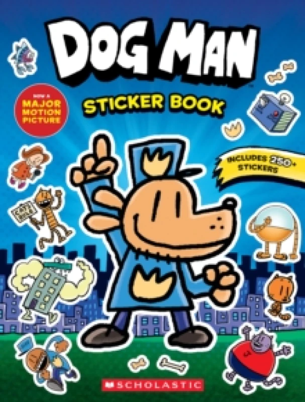 Image of Dog Man the Movie: Official Sticker Activity Book Paperback / softback