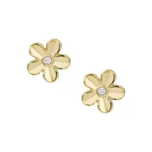 Image of Val Vintage Vacation Gold-Tone Stainless Steel Stud Earrings