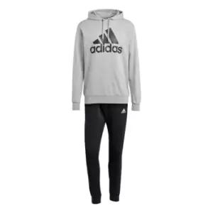 Image of adidas Big Logo Terry Tracksuit Mens - Grey