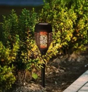 Image of Solalite LED Path Light Solar Dancing Flame