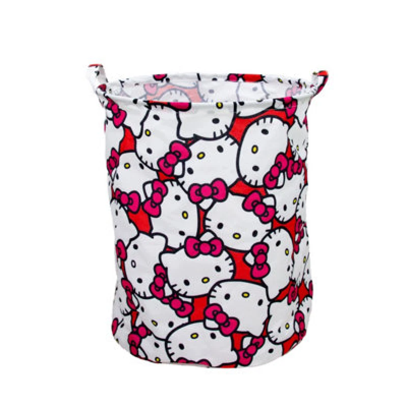 Image of Hello Kitty Star Fabric Storage Hamper Soft Storage One Size Multi 39968099000