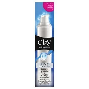 Image of Olay Anti-Wrinkle Hydration+ Wrinkle Smoother Day Cream 50ml