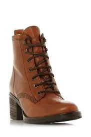 Image of Dune Tan 'Patsie D' Warm Lined Ankle Boots - 3