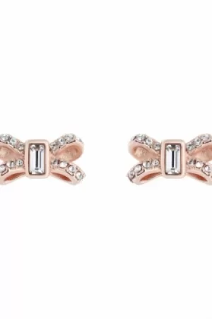 Image of Ted Baker Jewellery Sabla Crystal Sparkle Bow Stud Earring TBJ2523-24-02