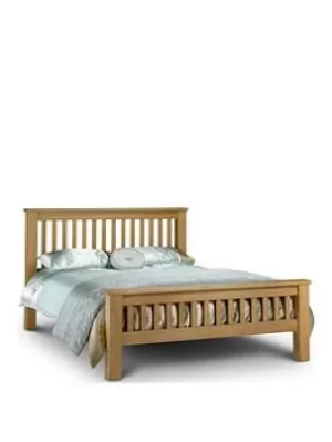 Image of Julian Bowen Amsterdam Oak King Size Bed Frame