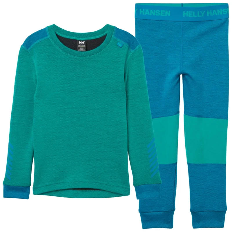 Image of Helly Hansen Merino wool baby underwear set Helly Hansen Lifa Vert Unisex 2 ans