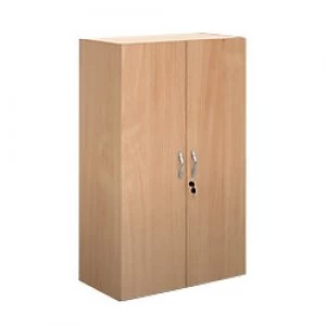 Image of Dams International Cupboard Lockable Melamine Contract 25 756 x 408 x 1230mm Beech