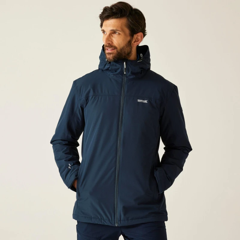Image of Regatta Regatta Men Thornridge Waterproof Insulated Jacket in Navy Size: large Navy L Male 5063516130383