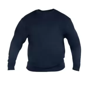 Image of Duke Mens Rockford Kingsize Sweat Crew Neck Jumper (8XL) (Navy)