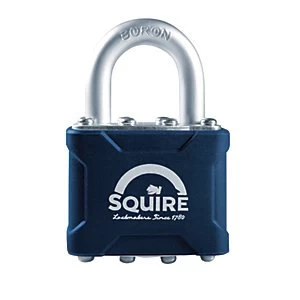 Image of Squire Hardened Steel Shackle Laminated Padlock with Fixings - 38mm