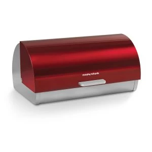 Image of Morphy Richards Bread Bin Roll Top - Red