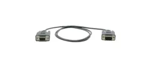 Image of Kramer Electronics C-D9M/D9F-3 serial cable Black 0.9 m RS-232