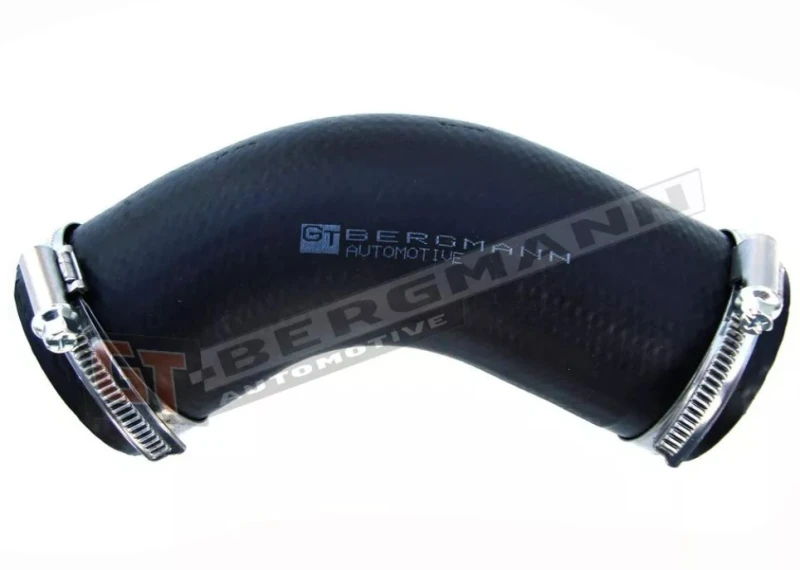 Image of GT-BERGMANN GT52-185 Turbocharger Hose with clamping pieces, Rubber with fabric lining Rubber with fabric lining Charger Intake Hose (3314)