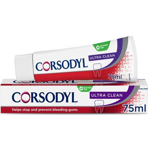 Image of Corsodyl Ultra Clean Toothpaste 75ml
