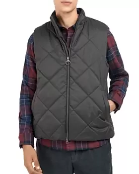 Image of Barbour Henley Box Quilted Full Zip Vest