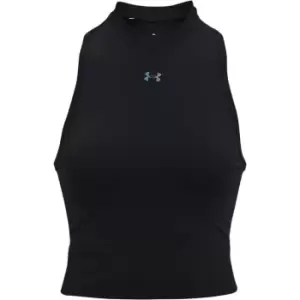 Image of Under Armour Armour Rush Seamless Crop Top Womens - Black