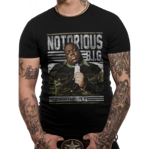 Image of Notorious B.i.g - Chain Mens Small T-Shirt - Black