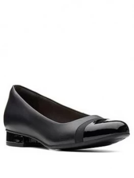 Image of Clarks Juliet Monte Ballerina Shoes - Black
