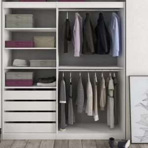 Image of Form Perkin White Medium Hanging Storage Kit H2000mm W1800mm