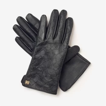 Image of Biba Embroidered Leather Gloves