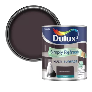 Image of Dulux Simply Refresh Multi Surface Decadent Damson Eggshell Paint 750ml
