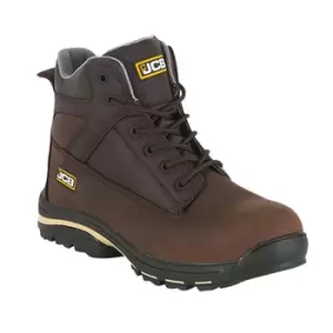 Image of JCB Workmax Dark Brown Safety Boot - Size 11