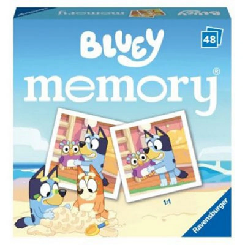 Image of Ravensburger Bluey Mini Memory Game - Brand New And Sealed