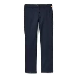 Image of Timberland Twill Chino Trousers - Blue