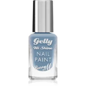 Image of Barry M Gelly Hi Shine Nail Polish Shade Bluebell 10ml