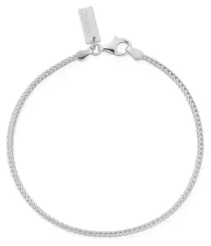 Image of ChloBo SBFOXTAILM Mens Fox Tail Chain Bracelet Sterling Jewellery
