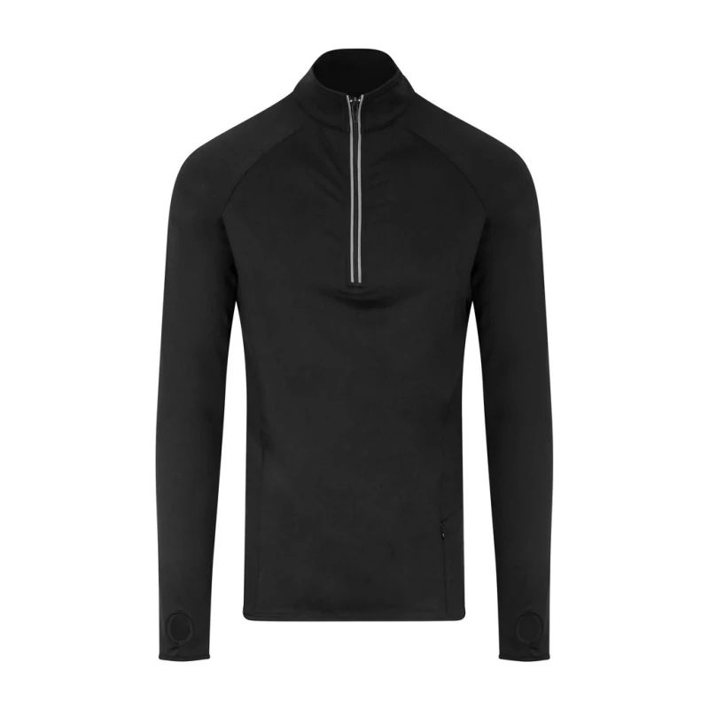 Image of AWDis AWDis Men Just Cool Cool-Flex Half Zip Top in Black Size: Small Black S Male 5059444605796