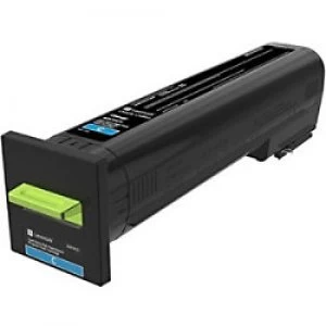 Image of Lexmark 82K2XC0 Cyan Laser Toner Ink Cartridge