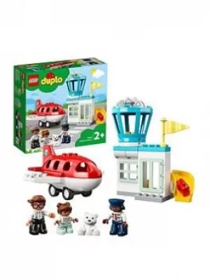Image of Lego Duplo Town Aeroplane & Airport Set 10961
