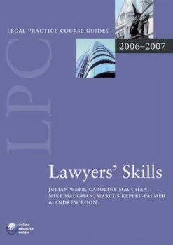 Image of Lawyers Skills 2006-07 by Julian Webb Paperback