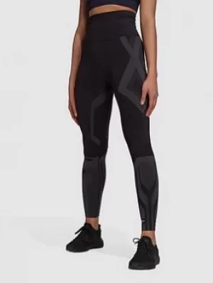 Image of adidas Formotion Sculpt 7/8 Leggings, Black/Grey, Size S, Women