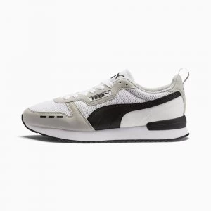 Image of Womens PUMA R78 Runner Trainers, White/Grey Violet/Black Size 7 Shoes