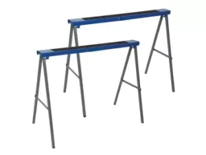 Image of Silverline 783160 Metal Saw Horse Twin Pack 125kg