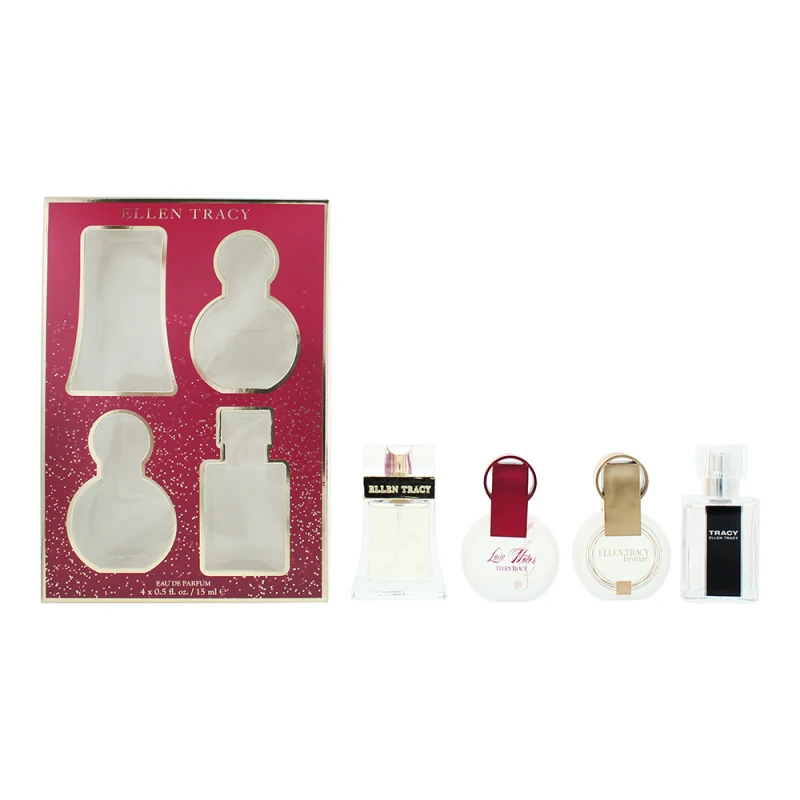 Image of Ellen Tracy Classic Signature Coffret 4 Piece Gift Set: Eau de Parfum 4 X 15ml