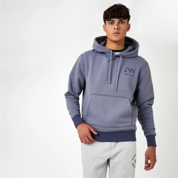 Image of Jack Wills Graphic Hoodie - Dusky Blue