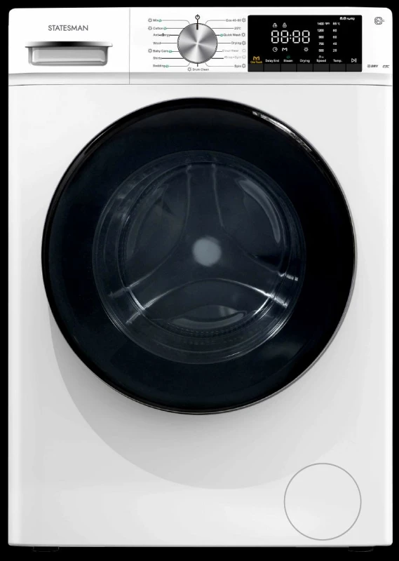 Image of Statesman Freestanding Washer Dryer 1400rpm, 8kg Washing Load, 5kg Drying Capacity White