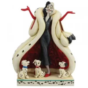Image of The Cute and the Cruel (101 Dalmatians) Disney Traditions Figurine