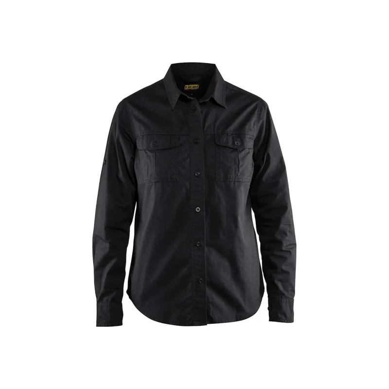 Image of Blaklader Womens twill shirt Blaklader Noir Female M