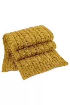 Image of Cable Knit Melange Scarf