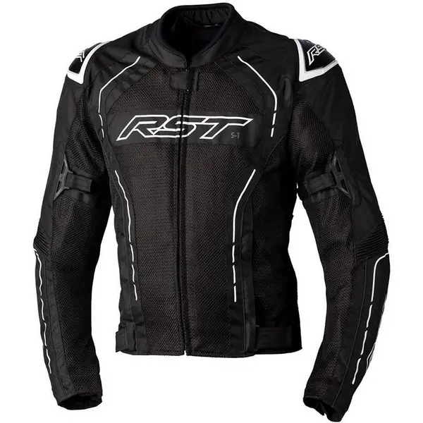 Image of RST S-1 Mesh Jacket Black White Size 46