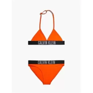 Image of Calvin Klein Triangle Bikini Set - Orange