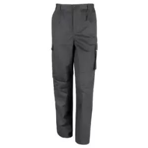 Image of Result Womens/Ladies Work-Guard Action Trousers (S) (Black)